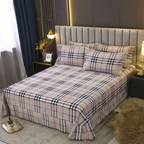  Cotton thickened brushed sheets single-piece custom-made custom-made large tatami bed Pure cotton single double quilt three-piece set