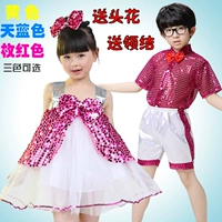 Ngày thiếu nhi Buổi biểu diễn của trẻ em Nhảy múa hiện đại cho trẻ em Tutu Tutu Tutu dễ thương - Trang phục quần áo bé trai