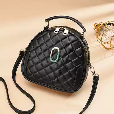 Bag 2021 New Tide spring and summer female ins female carry small bag shoulder simple diamond cross body bag