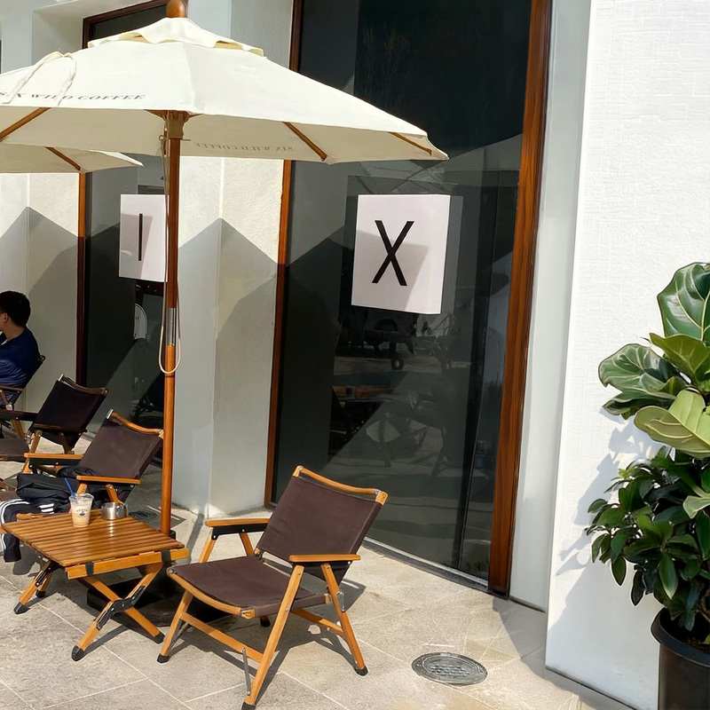 Outdoor Parasol, Balcony Sun Umbrella, Cafe Garden Solid Wood Courtyard Umbrella, Center Pole Outdoor Umbrella, Household Sunshade Umbrella