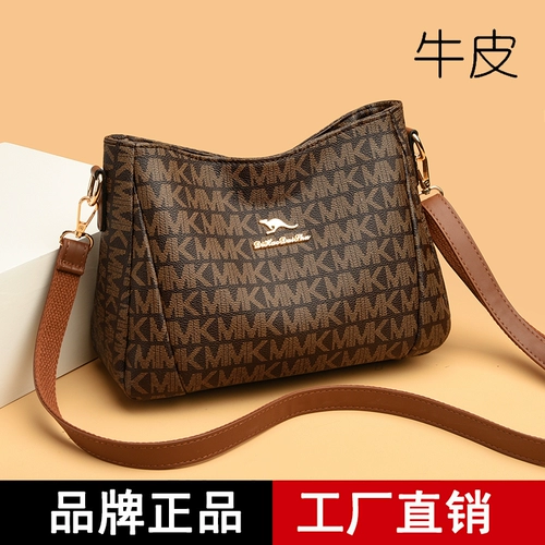 Модная сумка на одно плечо, кожаная небольшая сумка, из натуральной кожи, городской стиль