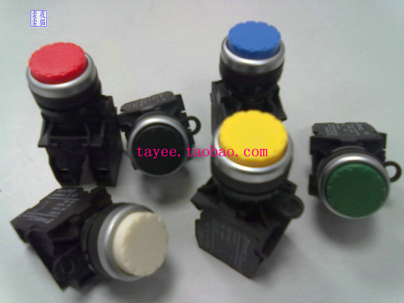 Shanghai Tianyi 22mm convex head button LA42TS-01 10 Self-lock button switch start stop high button