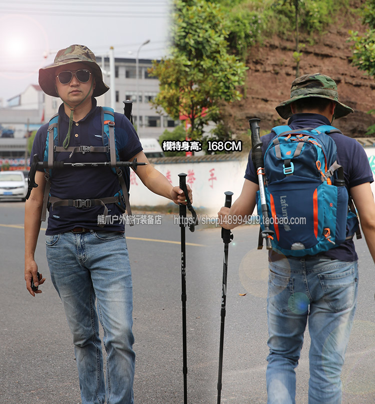 Pháp ngoài trời lớn ánh sáng di động ngoài trời ba lô túi du lịch nam giới và phụ nữ thời trang Hàn Quốc đi bộ leo núi túi 25L balo converse