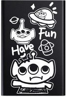 Флуоресцентная желтая резьба три глаза