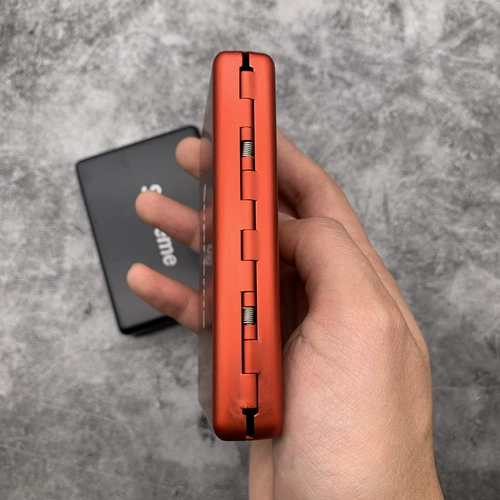 Высококлассный креативный металлический черный портсигар, алюминиевый сплав, простой и элегантный дизайн