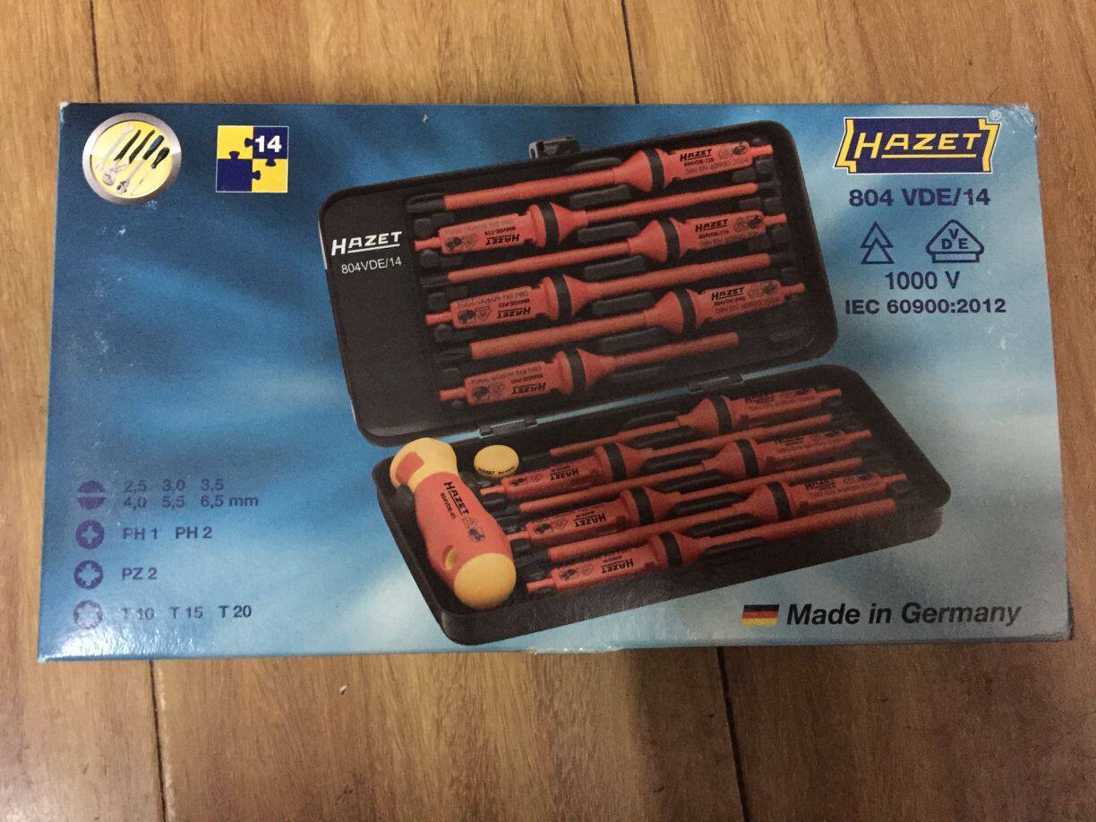 German Hazeit HAZET 804vde 14 Insulation 1000V Suit Screw Driver
