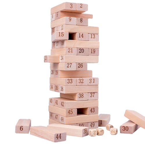 Цифровая дженга, конструктор, большая игрушка, башенка, настольная игра для взрослых, семейный стиль