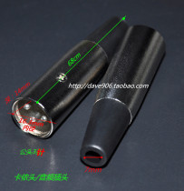 XLR head Microphone plug Microphone amplifier audio plug Microphone male plug (3-pin XLR male plug)