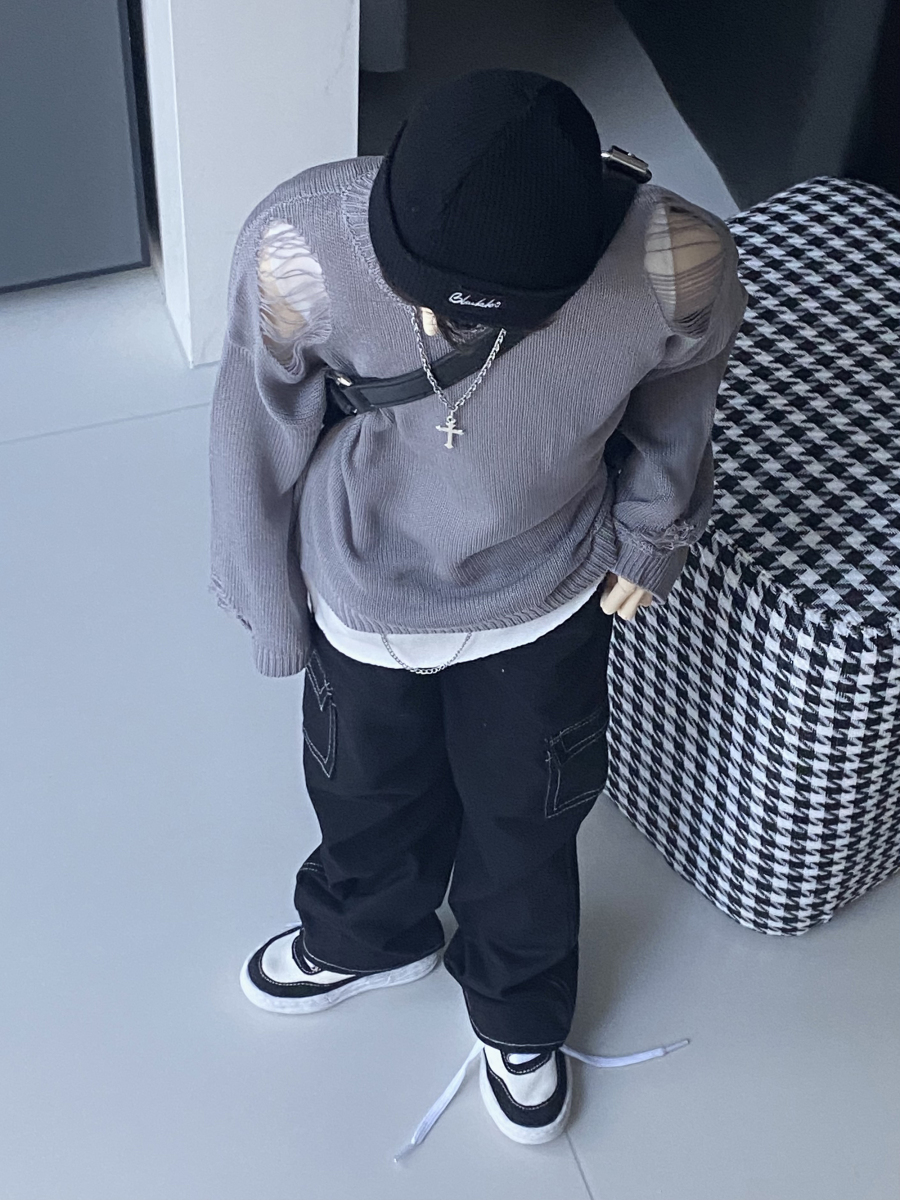 (RGB) BJD Hole Pure Color Sweater Bill with tail section page ※-Tao ba o