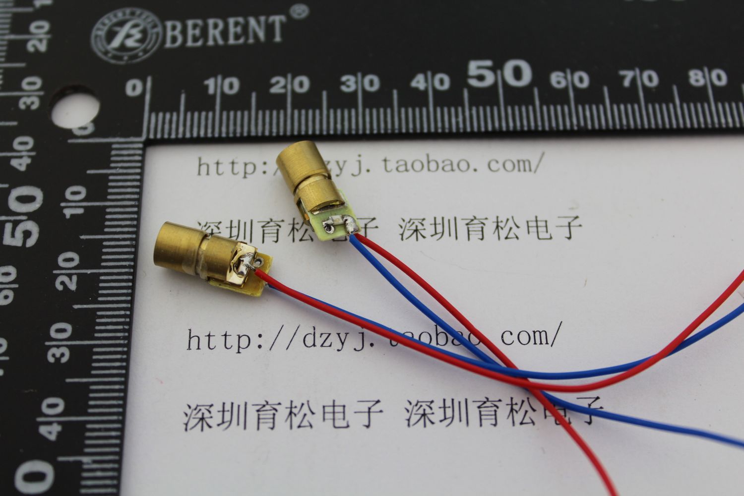 5V laser head laser diode point copper semiconductor laser tube 6MM outer diameter full 15 yuan