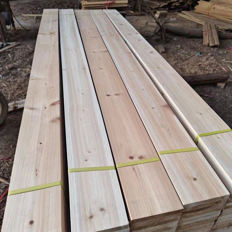 Paint-Free Cedar Wood Planks, 2cm Thick Wood Planks, Long Strips for Stall Shelves, Cheap Roof Planks for Tile Houses, Wood Strips