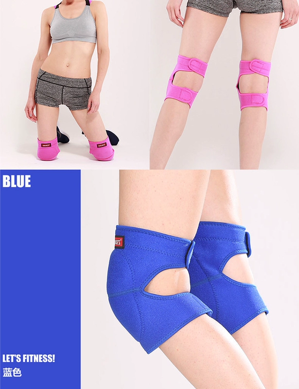 Kneepad nữ nhảy thực hành thể thao ngoài trời bóng yoga dày bọt biển bảo vệ cầu lông bóng chuyền phá vỡ thiết bị bảo vệ chống vỡ - Dụng cụ thể thao