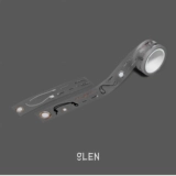 Плавающийся свет выделяется корейский металлический металл. Фиксированный объект