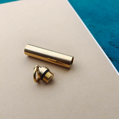 Медная портативная зажигалка ручной работы на керосине, дозатор масла