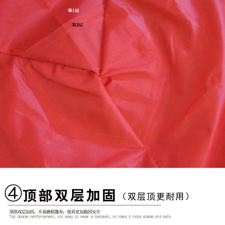 3 × 3 tent top cloth thickened rain-proof sunscreen umbrella cloth folding four-corner awning canopy cloth stall umbrella shed