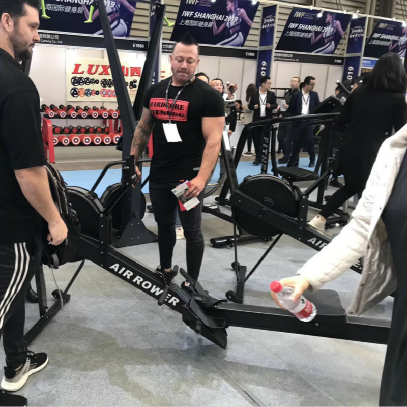 c2 Wind Resistance Rowing Machine Gym Commercial Paddle Boat Home Folding Non-Water Obstruction Rowing Machine Silent Fitness Equipment