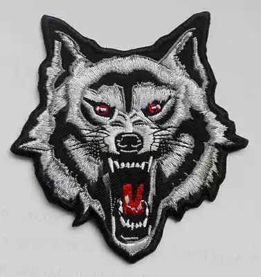 The new version of the wolf head mace armband badge custom shoulder bag stickers team emblem hat emblem School enterprise internal training