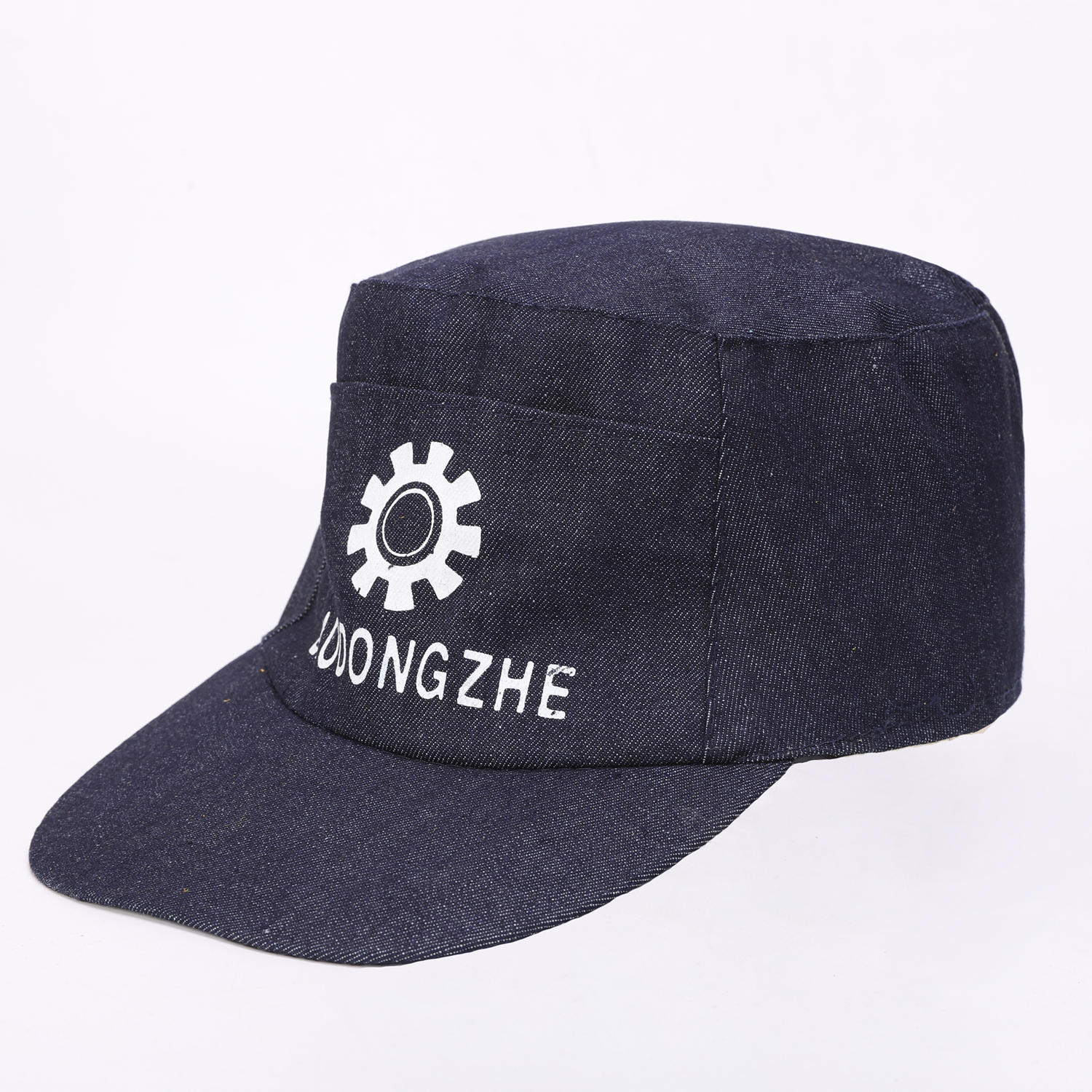 Cloth Working Cap Clot Hat Cowboy Working Cap Sky Blue Dust Resistant Working Cap Lao Cap Denim Busts Homework