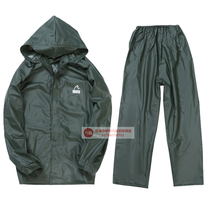 030A rubber-plastic suit raincoat fishery anti-acid and acid-proof and waterproof thickened rain with male and female riding split adults
