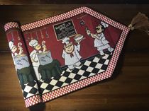 American country European retro Mediterranean ins style placemats table flag tablecloth tea mat 33*180 Happy Chef