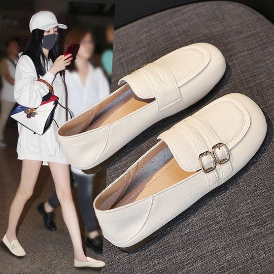 Trendy Loafer Shoes for Women Summer 2025 New Thin Style Two-Way Wear Flat Soft Sole Lightweight Comfortable Single Shoes Hot Item