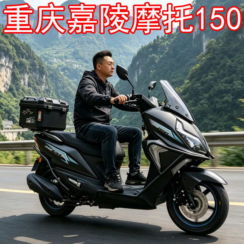 重慶嘉陵工業嘉鵬S11スクーター、150cc、燃費効率が良く、国家IV排出ガス基準を満たしており、登録可能です。