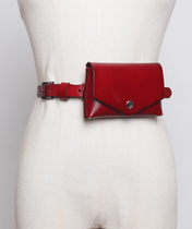 Belted womens trim jeans suit running bag with jumpsuit dress fashion leather waist seal tide ins Shirt Waist waist