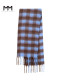 Bufanda azul MM Mai Meng, ambiente de estilo coreano de alta gama, el mismo estilo en el centro comercial, 25 otoño e invierno nuevo estilo 5GA3BW0101