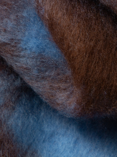 Bufanda azul MM Mai Meng, ambiente de estilo coreano de alta gama, el mismo estilo en el centro comercial, 25 otoño e invierno nuevo estilo 5GA3BW0101