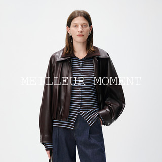 Mm Mai Meng Modern Era/Cloud-Like Pu Leather/Leather Jacket Short Style Same as in Shopping Mall 26 New Model 5g8210651