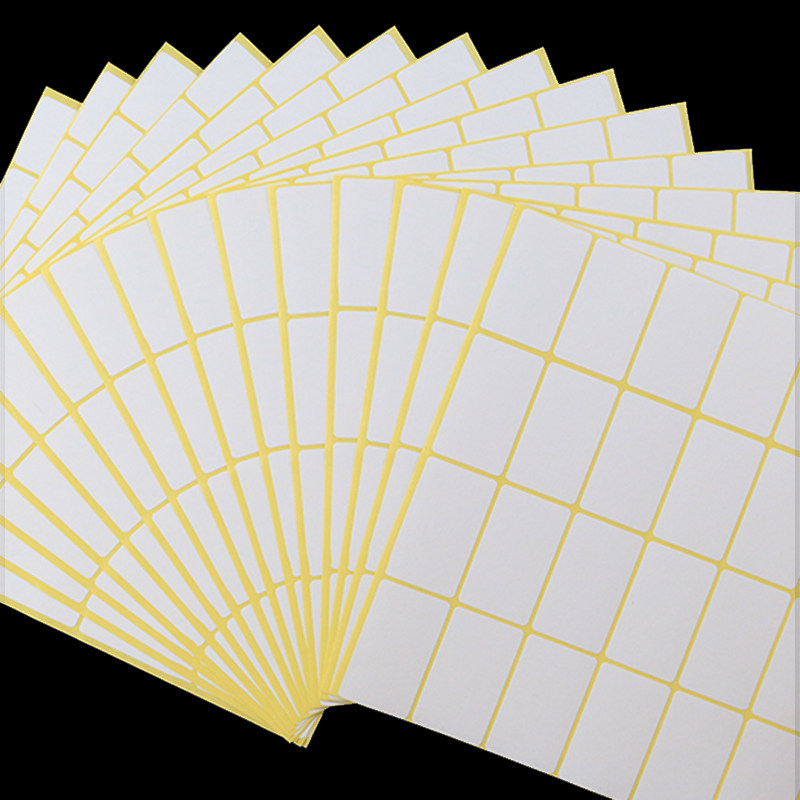  A5 Blank Stickers Small Label Stickers Self-adhesive Mouth paper Printing Sticky Stickers Handwritten White stickers
