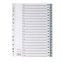 Jindeli T1020 gel paging paper gray letter classification index card 20 pages paging paper spacer paper