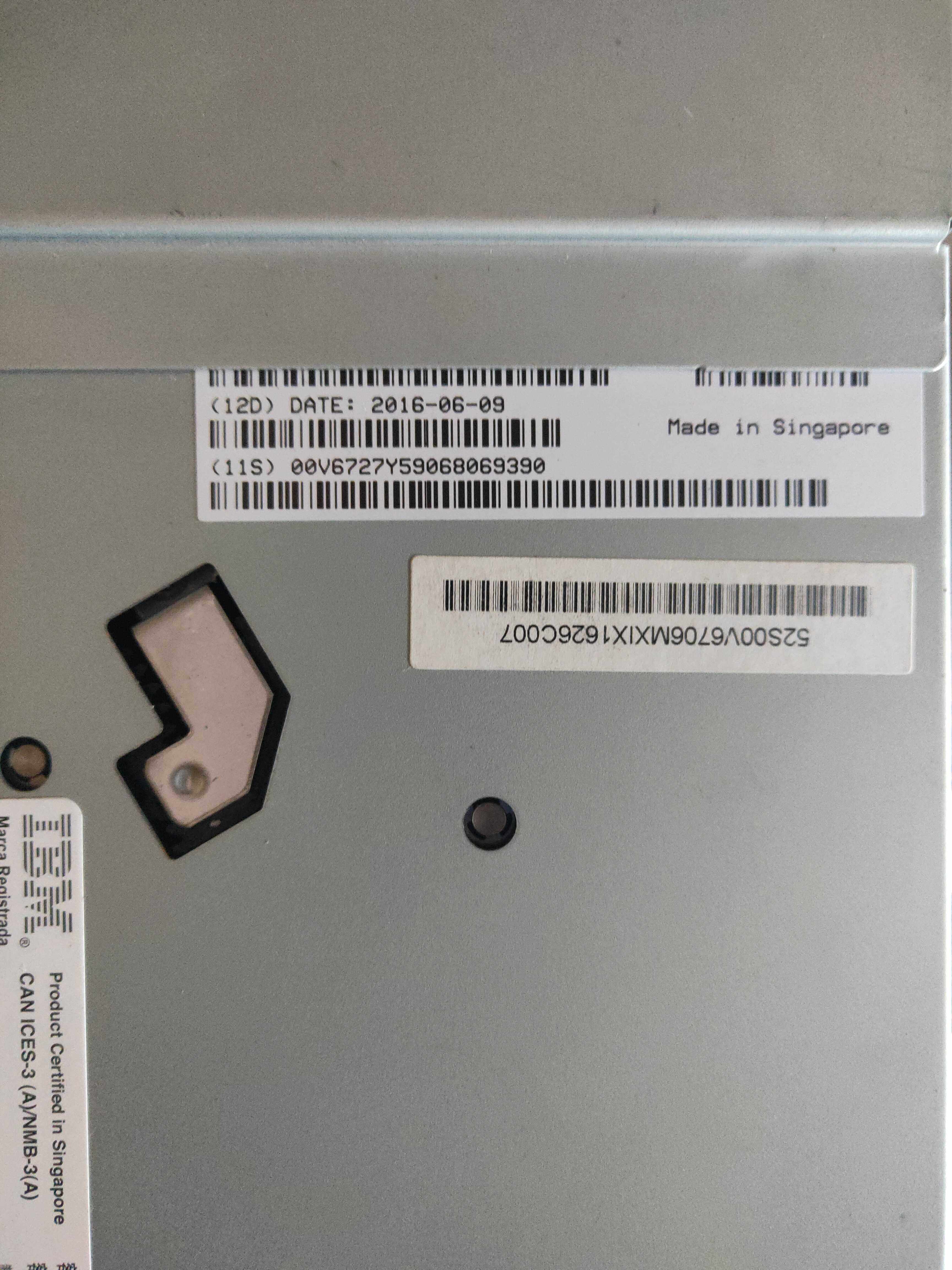 00V6705 00V6705 00V6727 IBM LTO5 FC Drive 3588-F5A