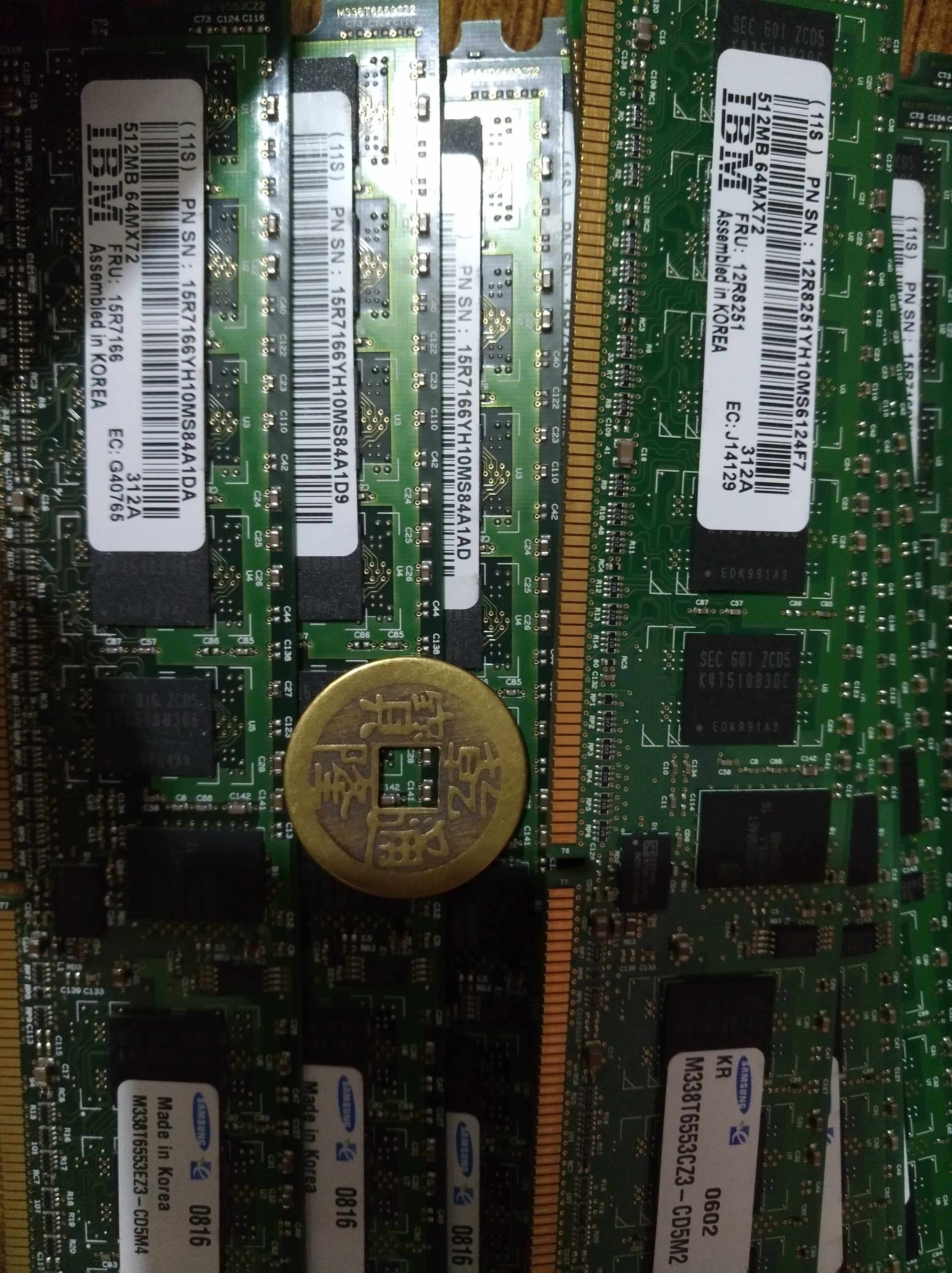 Original dress IBM Small machine P5 Series 1930 Memory 1GB (2 * 512MB) 12R8251 15R7166 Beijing