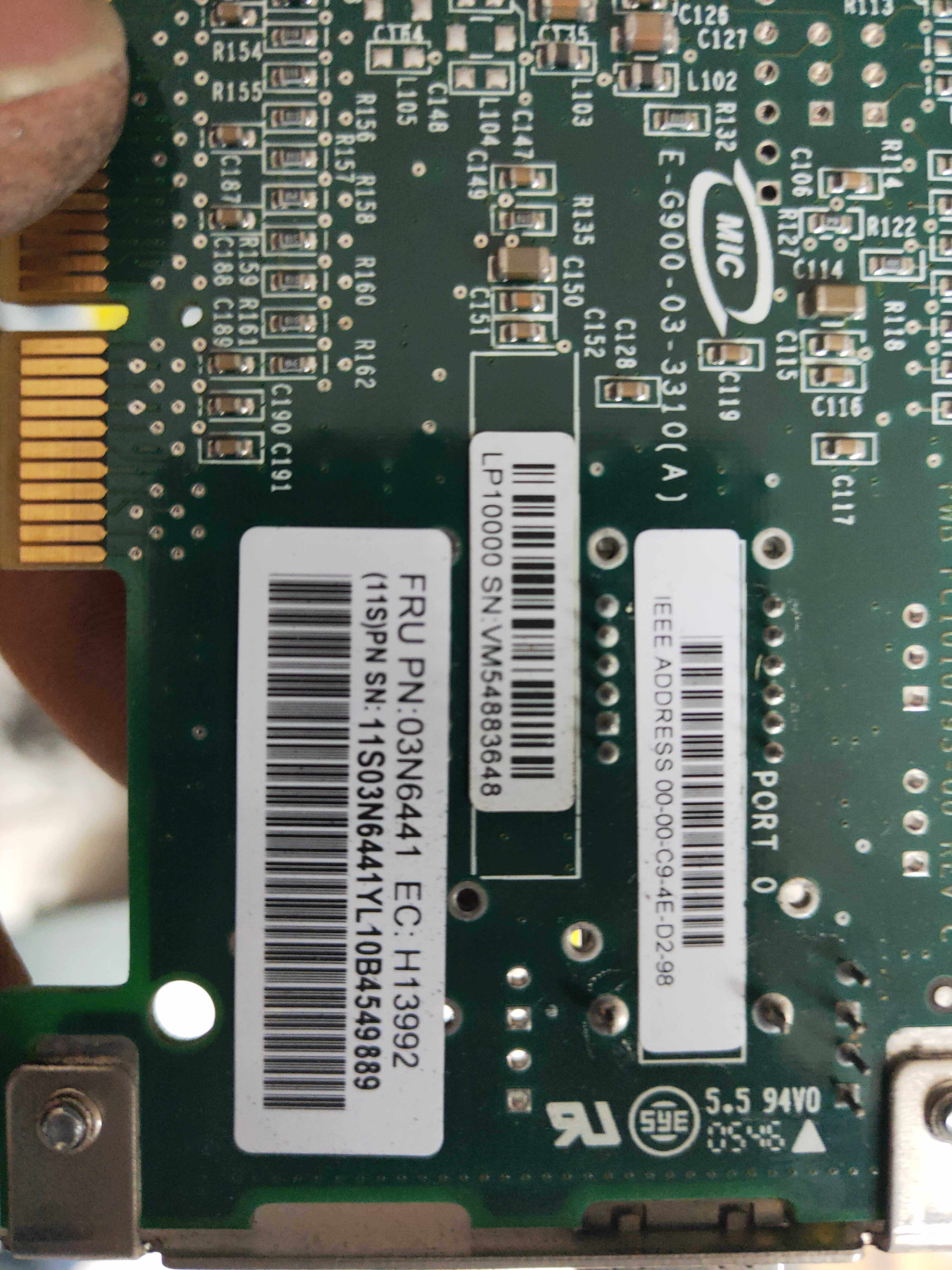 IBM 280B 2G HBA card 5716 03N6441 80P4544 80P4544 10N8622 10N8622