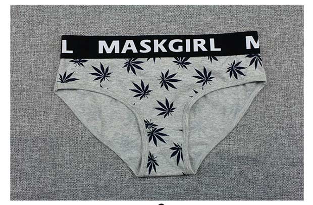 Les đẹp trai đồ lót cotton boxer bốn góc tam giác vài nữ phong lá thể thao thoáng khí kích thước lớn tt đồ lót trung tính đồ lót cao cấp