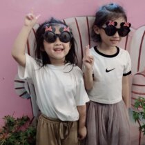 Bow glasses children adult party funny shape glasses birthday photo props