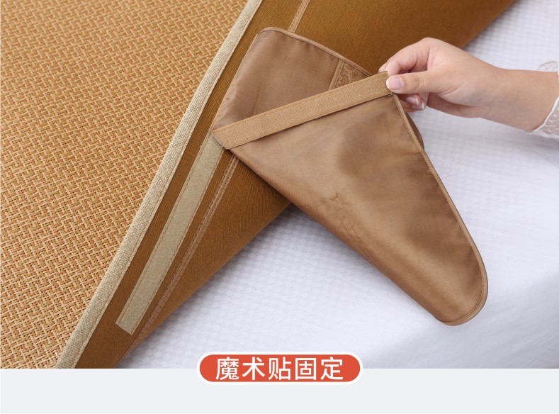 rừng cổ Huang liệu ghế mây giường 1.8m mat ba mảnh ghế máy lạnh 1.2 1.5 Mega dày đơn mat có thể gập lại - Thảm mùa hè giá đệm nước