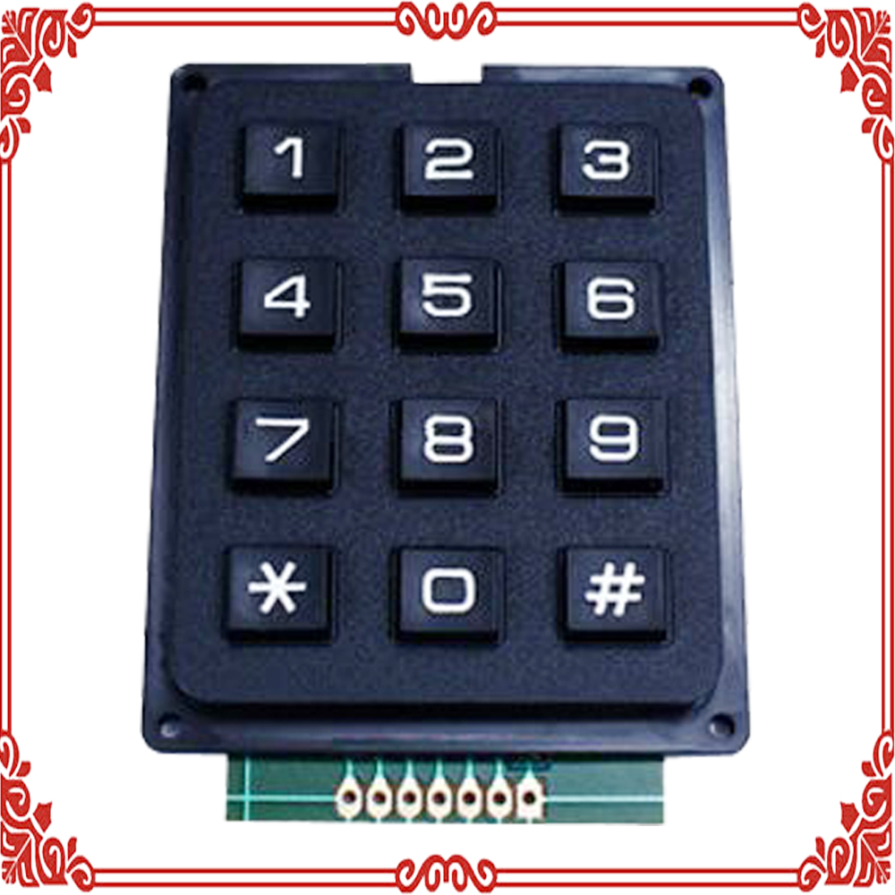 Self-service terminal numeric keypad 12-bit telephone key dispenser keypad matrix password box keyboard