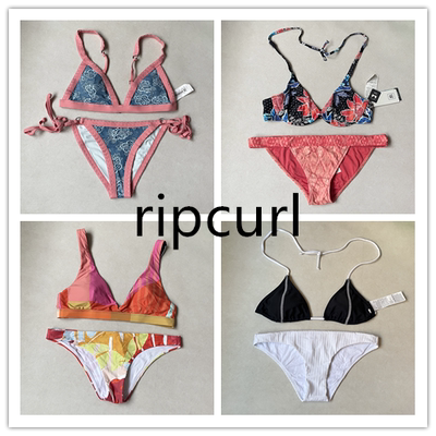 Австралийский ripcurl тропического цвета, размер чашки ABCDE, стальной бюстгальтер, жилет, бикини, купальник, стринги