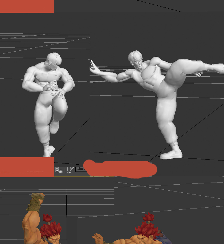 超级街霸4全套角色 动作特效分解avi+max动作【10GB】-模型贴图 超级街霸4全套角色 动作特效分解avi+max动作【10GB】