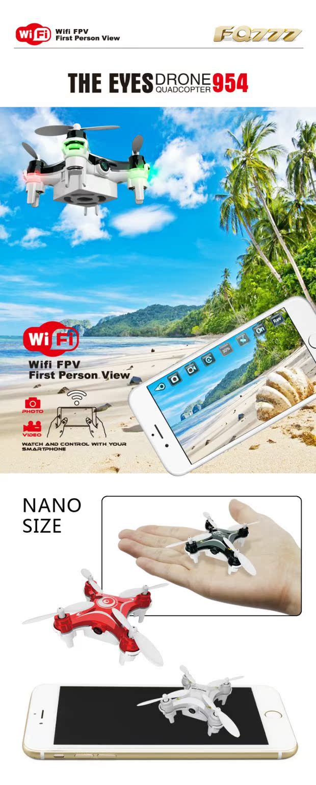 Máy bay không người lái xuyên biên giới FQ777954 WIFI mini cố định máy bay trên không điều khiển từ xa mô hình điều hướng máy bay - Mô hình máy bay / Xe & mô hình tàu / Người lính mô hình / Drone mô hình máy bay boeing 747