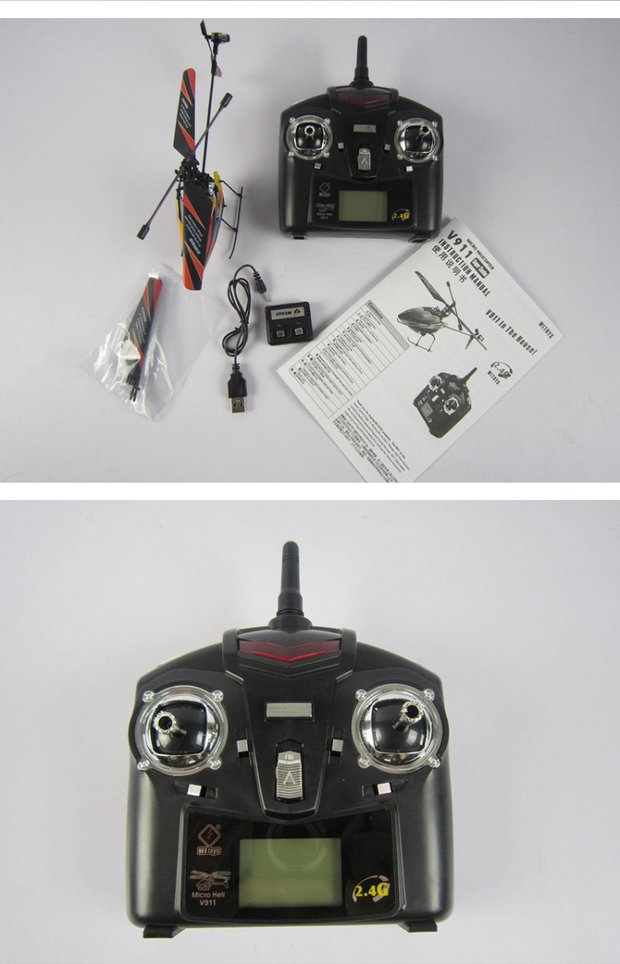 Máy bay điều khiển từ xa V911 xuyên biên giới Máy bay trực thăng 6 chuyền với máy bay RC điều khiển từ xa thế hệ đồ chơi nóng Amazon - Mô hình máy bay / Xe & mô hình tàu / Người lính mô hình / Drone Mô hình lính đặc nhiệm
