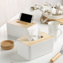 Tissue box Nordic ins home living room desktop bedroom creative multi-function light luxury wind Paper Box Coffee Table restaurant