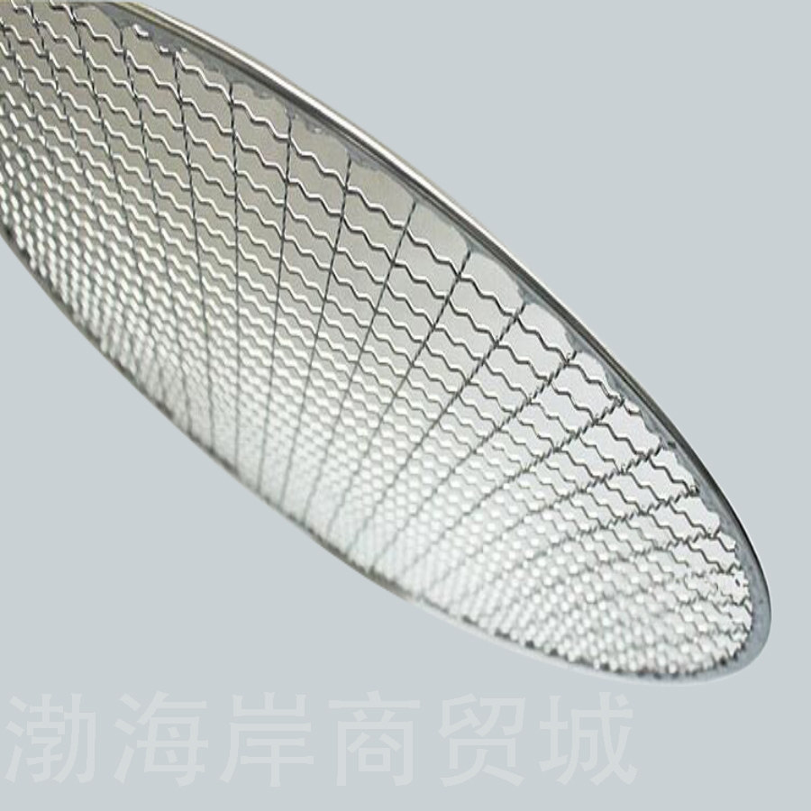 Barbecue net Outdoor barbecue tools accessories Round barbecue grate Korean barbecue net carbon grill net Roast beef round net