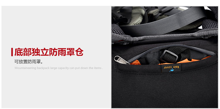 Jiesen wolf claw ngoài trời ba lô túi leo núi du lịch đa chức năng vai nam không thấm nước siêu nhẹ nữ đi bộ đường dài 50L balo regods