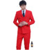 Bộ đồ vest nam khí chất chủ nhà biểu diễn sân khấu Slim Studio ảnh cưới tay áo dài đôi ngực shop quần áo nam Suit phù hợp