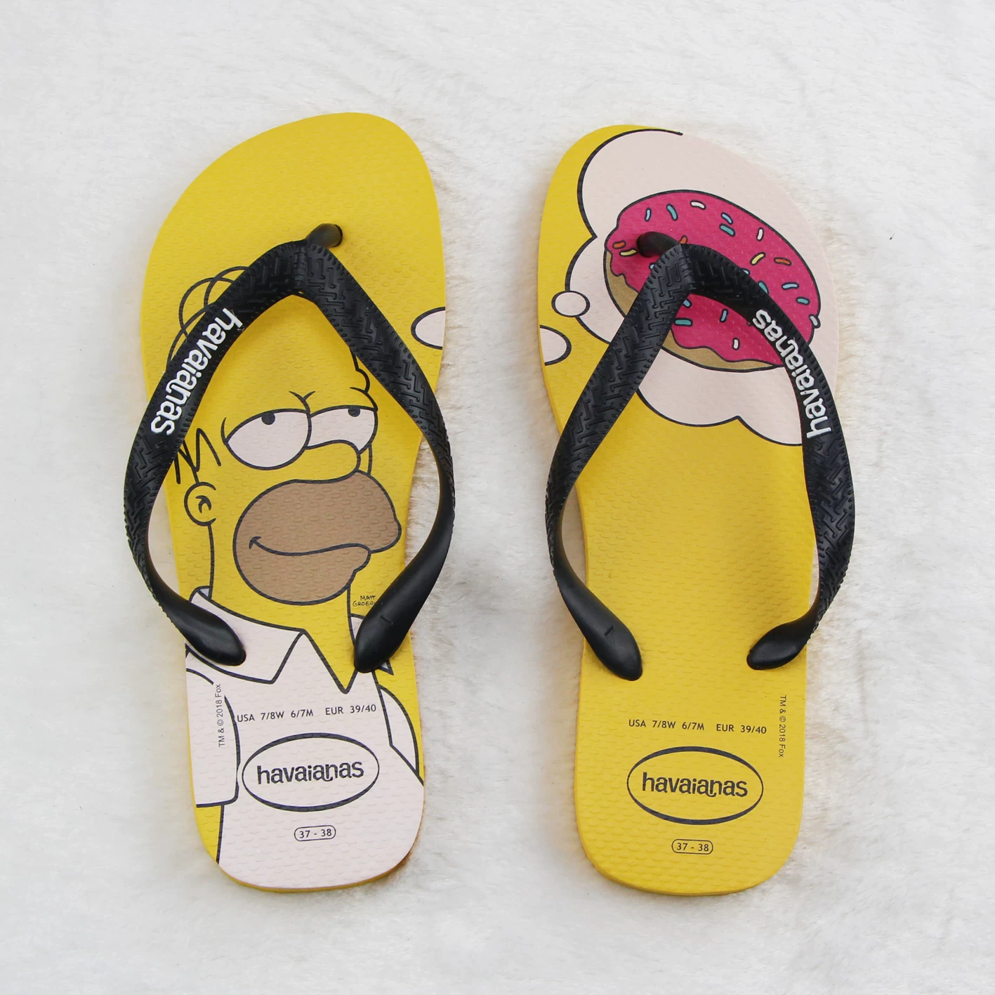 Шлепанцы Havaianas, нескользящие резиновые тапочки