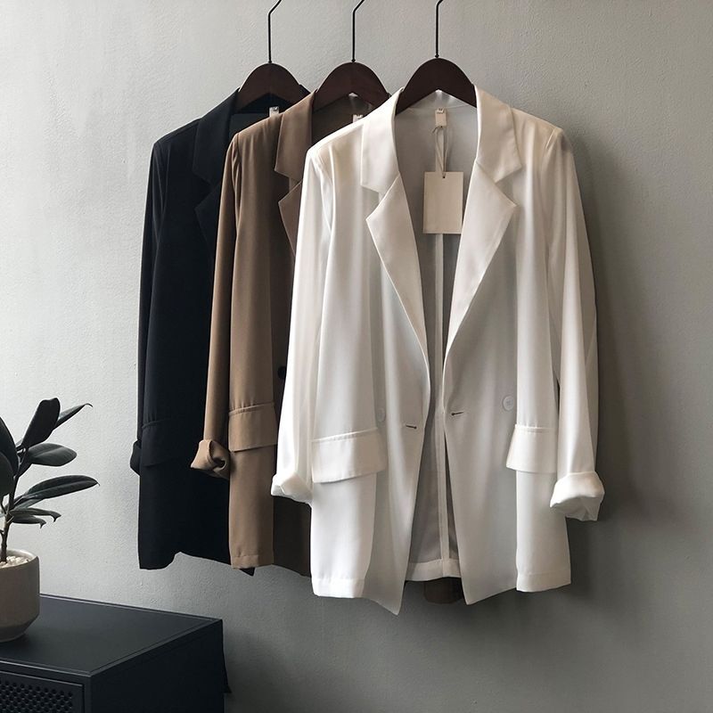 Thin Blazer for Women, New Summer Style, Loose and Casual Top, Unique Design, Chiffon Shirt, Sun Protection Clothing