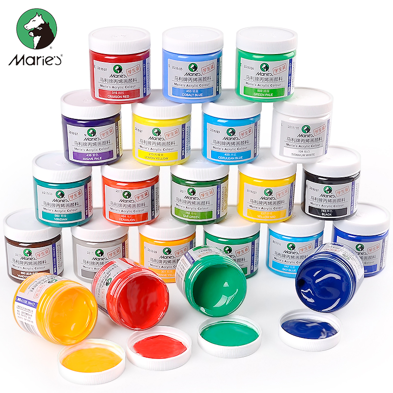Special price Malery 1100 propylene paint 100ml DIY hand-painted wall painted textile paint waterproof not to fall color